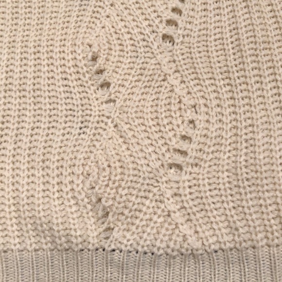 🌼HP!!🌼 Annabelle USA Beige Crochet Knit Sweater - Picture 5 of 5